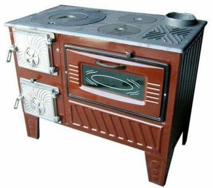 Отопительно-варочная печь МастерПечь ПВ-03 с духовым шкафом, 7.5 кВт в Ирбите