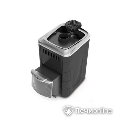 Дровяная печь-каменка TMF Гейзер Мини 2016 Inox ДН ЗК антрацит в Ирбите