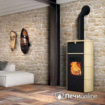 Печь-камин Edilkamin Flamma 24 kw V.C. Pergamena с Т/О в Ирбите