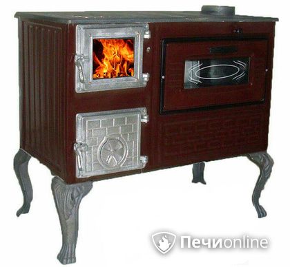 Отопительно-варочная печь МастерПечь ПВ-06 с духовым шкафом, 7.5 кВт в Ирбите