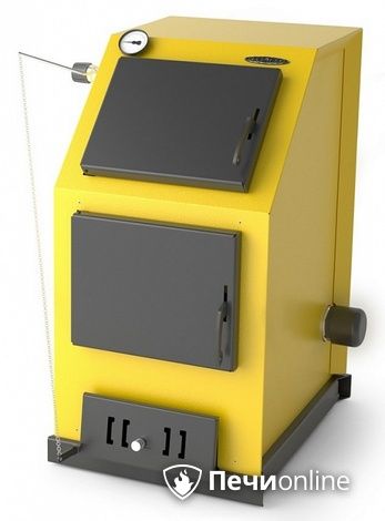 Твердотопливный котел TMF Оптимус Электро 25кВт АРТ ТЭН 6кВт желтый в Ирбите