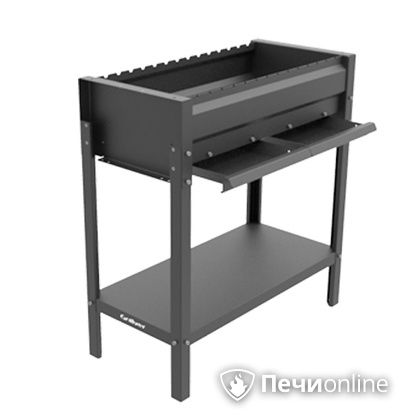 Мангал Grillver Редлайнер Стандарт Эйр с перфорированным дном и зольным ящиком в Ирбите